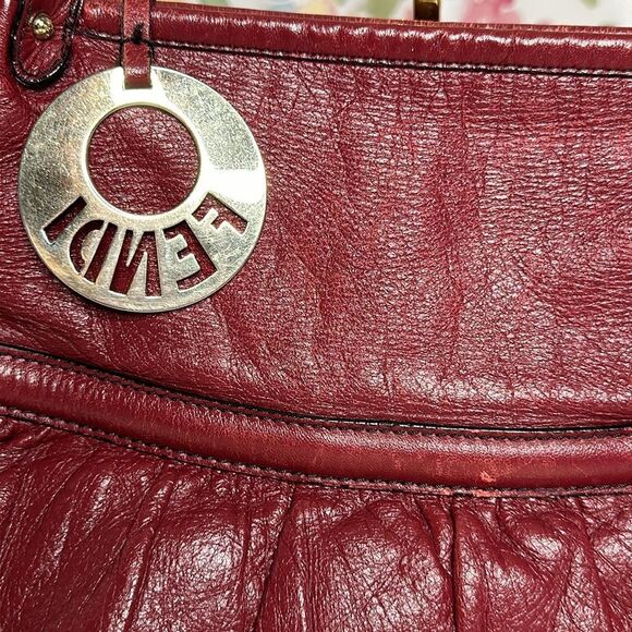 💯Authentic Fendi Hobo Leather Handbag🍀 - Picture 14 of 17